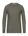 Paolo Pecora Sweaters In Military Green