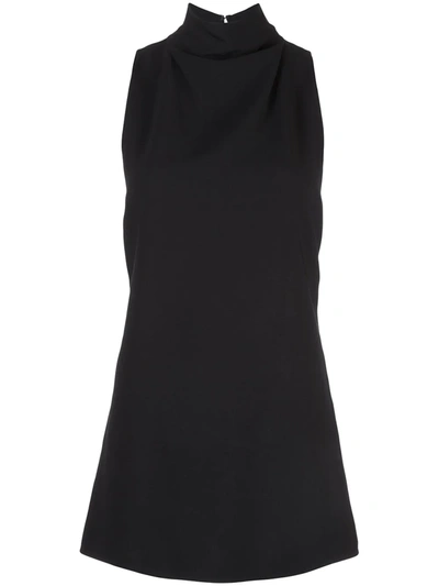 Proenza Schouler Knotted Back Tank Top In Black