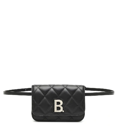 Balenciaga Quilted Leather Belt Bag In Black ModeSens