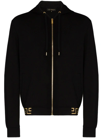 Versace Kapuzenjacke Mit Reissverschluss In Black