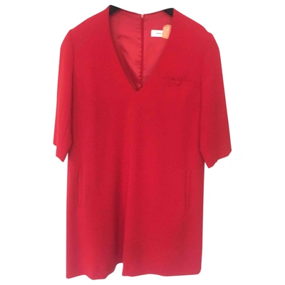 Pre-owned Mauro Grifoni Red Wool Dress