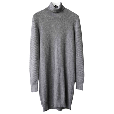 Pre-owned Cruciani Grey Cashmere Dress