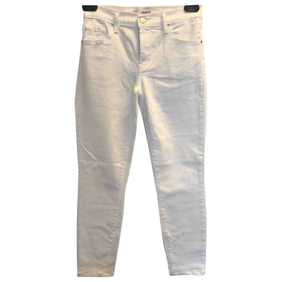 Pre-owned J Brand White Cotton Jeans