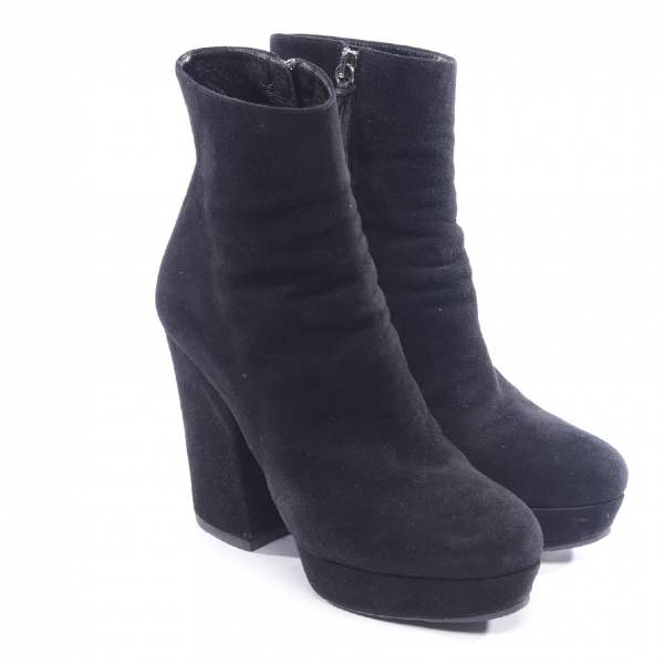 miu miu canvas ankle boots