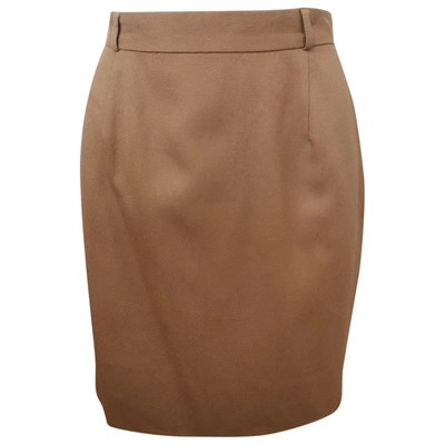 Pre-owned Emporio Armani Wool Mini Skirt In Other