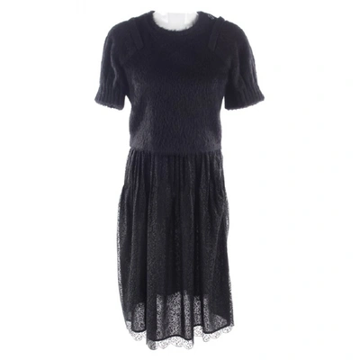 Pre-owned Wunderkind Black Wool Dress