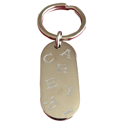 Pre-owned Cartier Key Ring In Silver