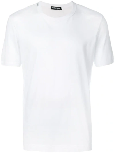Dolce & Gabbana Short Sleeve T-shirt In White