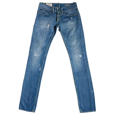 Pre-owned Dondup Slim Jeans In Turquoise