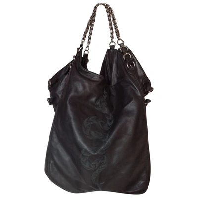 Pre-owned Thomas Wylde Leather Handbag In Black | ModeSens