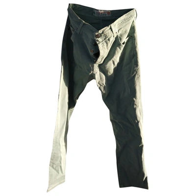 Pre-owned Borrelli Trousers In Green