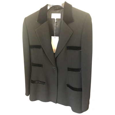 Pre-owned Emanuel Ungaro Wool Suit Jacket In Black