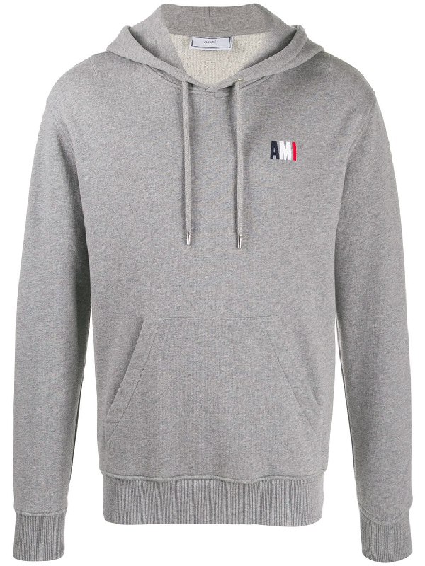 ami hoodie grey