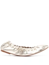 See By Chloé Women's Jane Leather Ballet Flats In Beige