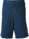 Kenzo Straight-leg Chino Shorts In Blue