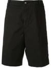 Kenzo Straight-leg Chino Shorts In Black