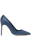 Manolo Blahnik Bb 110mm Pumps In Blue