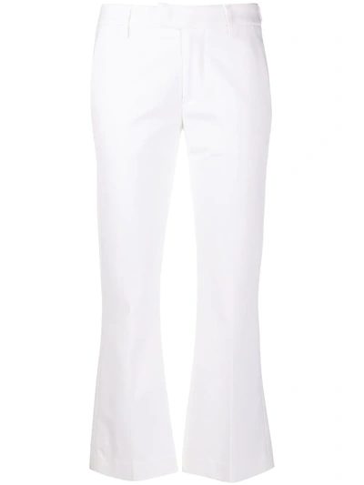 Dondup Kick Flare Trousers In White