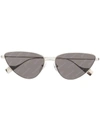 Balenciaga Cat Eye-frame Sunglasses In Silver