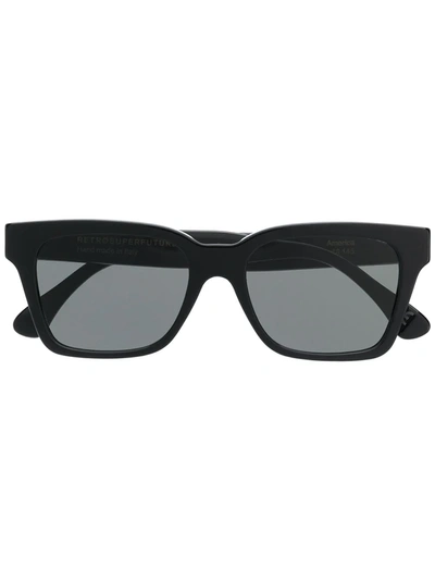 Retrosuperfuture Square Framed Sunglasses In Black