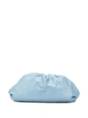 Bottega Veneta The Pouch Clutch Bag In Blue