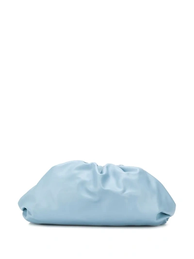 Bottega Veneta The Pouch Clutch Bag In Blue