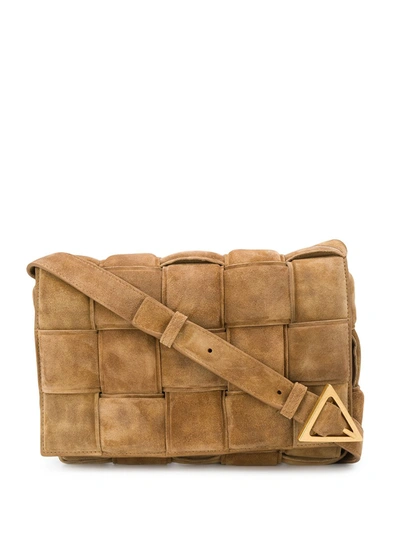 Bottega Veneta Padded Cassette Crossbody Bag In Brown