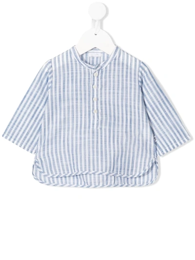 Il Gufo Babies' Striped Print Shirt In Cord. 3