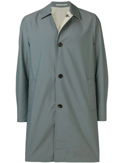 Kired Ben Reversible Single-breasted Coat In Grey