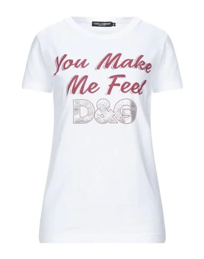 Dolce & Gabbana T-shirts In White