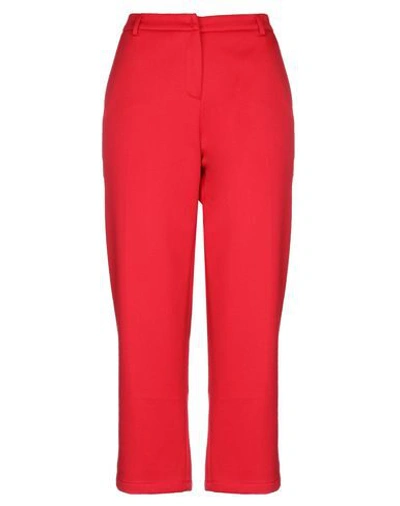 The Editor Casual Pants In Red