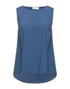 Le Tricot Perugia Tops In Pastel Blue
