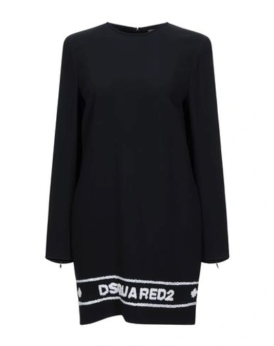Dsquared2 Short Dresses In Black