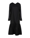 Liviana Conti Midi Dresses In Black