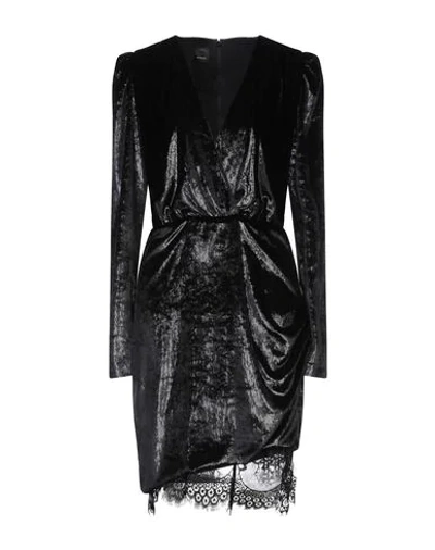 Pinko Short Dresses In Black