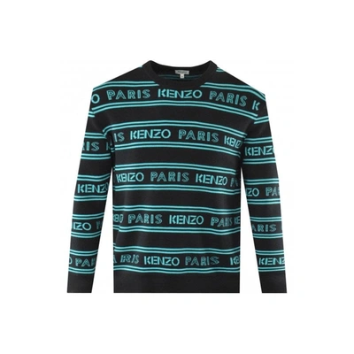 Kenzo All Over Sweater In Black