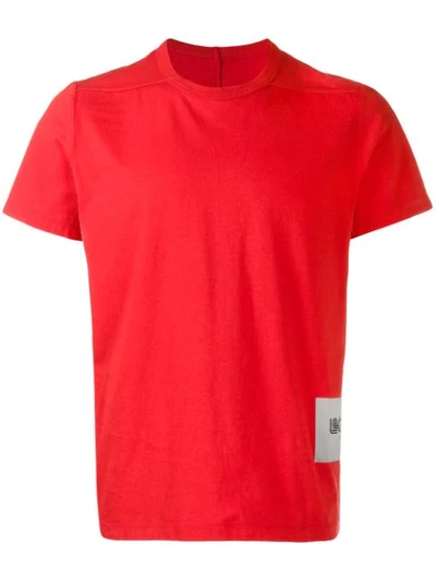 Rick Owens Short Sleeve T-shirt In Red