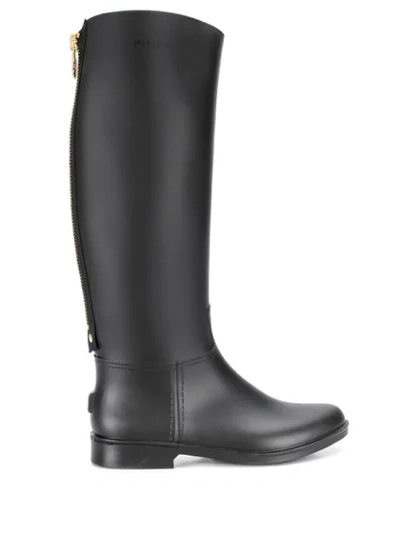 Pinko Rain Boots In Black