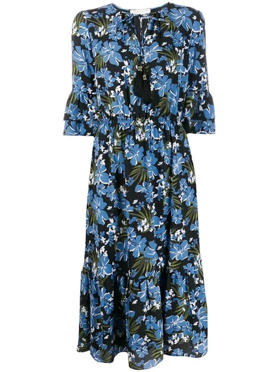 Michael Kors Women's Blue Polyester Dress