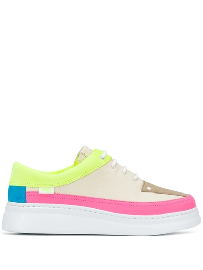 Camper Colour-block Sneakers In Neutrals