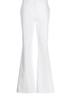 P.a.r.o.s.h Low-waist Flared Trousers In White