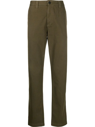 J Brand Slim-fit Chinos In Green