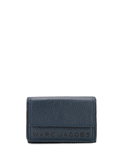 Marc Jacobs Mini Trifold Wallet In Blue
