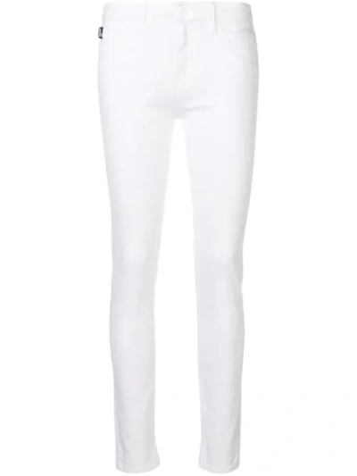 Love Moschino Slim Fit Jeans In White