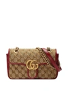 Gucci Mini Gg 2.0 Quilted Shoulder Bag In Red