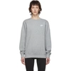 Nike Sportswear Crewneck Sweatshirt In Dark Grey Heather/ White