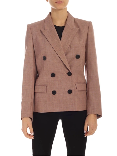 Isabel Marant Étoile Visby Jacket In Pink And Wine Color In Purple