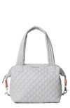 Mz Wallace Medium Sutton Bag In Fog