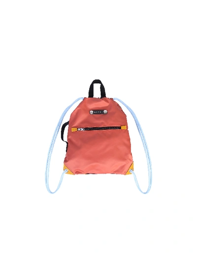 Marni Nylon Backpack In Multicolor