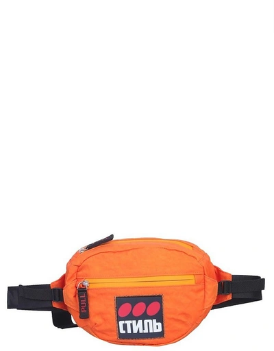 Visvim Bright Orange Syntethic Mens Belt Bag